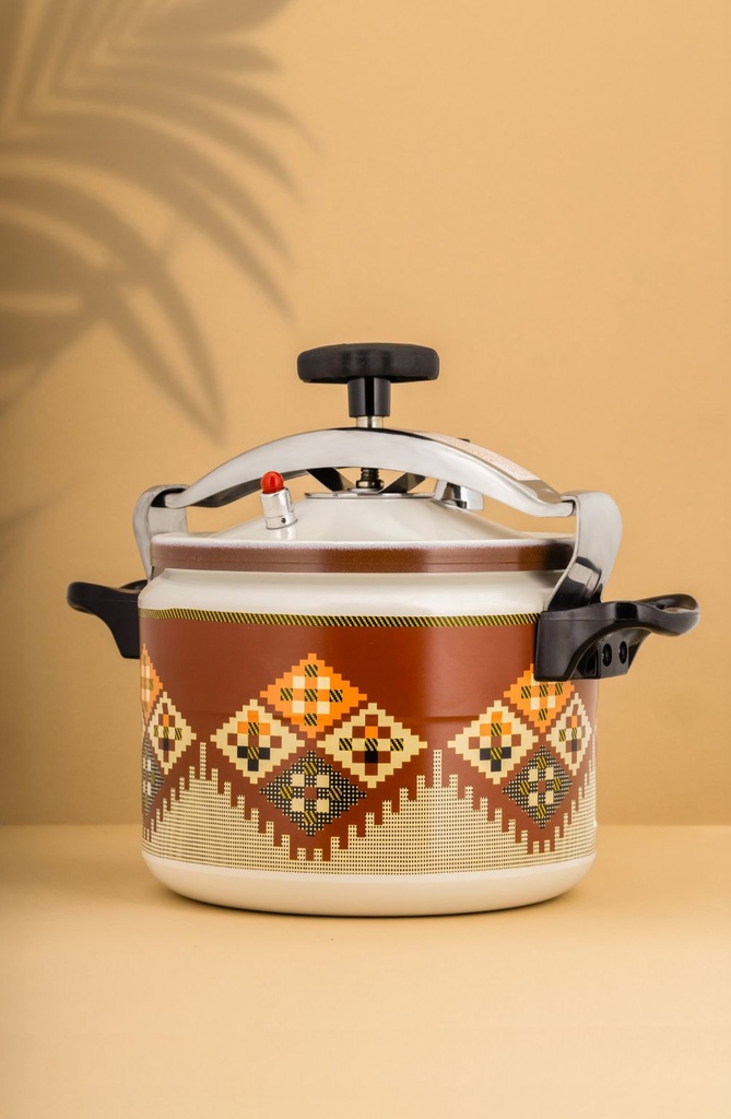 قدر ضغط السيف ألمنيوم بنقشة شعبية مقاس 11 لتر