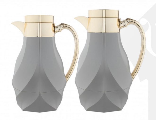 ترامس كنداء ط2 رمادي فاتح مذهب