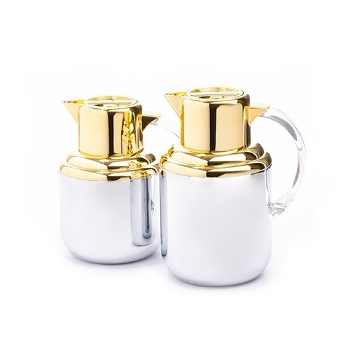 [TLGYD-11] طقم ترامس غيداء 2 حبه ذهبي فضي