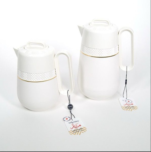 [TL21VF18-1] طقم ترامس ميار ابيض 2ح