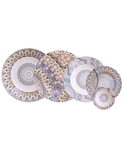 [101- 24041] Dasen Rita Dimlaj Dinner Set of  25pcs