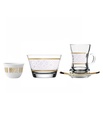 Touch Azha Set of 20pcs  Assorted Drinkware Gift Set  Gold