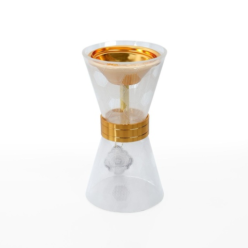 [0950075] مبخرة شفاف ذهبي
