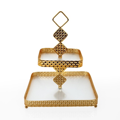 [930499] صحن مقسم ذهبي