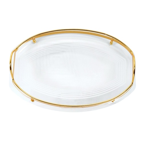 [950103] تبسي تقديم بيضاوي ذهبي