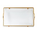 تبسي تقديم مستطيل ذهبي