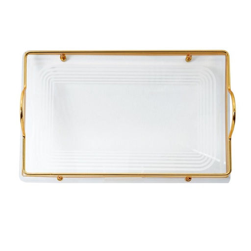 [950097] تبسي تقديم مستطيل ذهبي