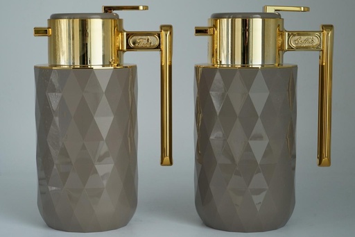 [K1230702/WGYG] ترامس ياقوت ط2 رصاصي غامق مذهب